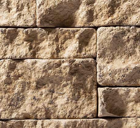 Evolve Stone mortarless veneer siding up close capital sky