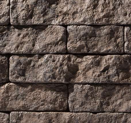 Evolve Stone mortarless veneer siding up close district view